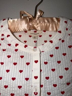 Lucky Brand Heart blouse